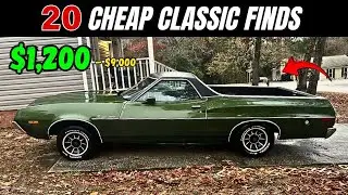 Why So Cheap? 20 Hot Classic Cars For Sale On Marketplace! ($1,2K - $9K)