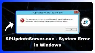 How to Fix SP Update Server exe - System Error in Windows - SPUpdateServer.exe-System Error