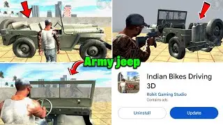 Finally Army Jeep Cheat Code In Indian Bike Driving 3d | Indian Bike Driving 3d Army Jeep Cheat Code