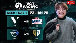 [🔴LIVE] - VL vs GE , DFM vs GEN | VCT Pacific - Kickoff - Day 2 - Playoffs | WATCHPARTY VALORANT