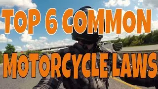 Top 6 Most Common Motorcycle Laws | State by State