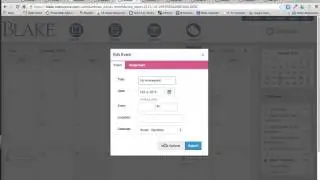 Add a recurring event to a course Calendar