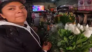 MERCADO JAMAIQUITA, IZTAPALAPA/LOS MEJORES PRECIOS EN FLORES