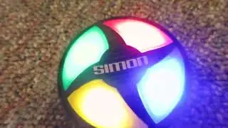 Playing The Simon color matching game