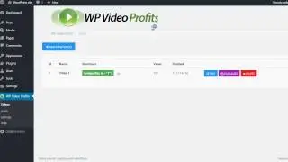WP Video Profits Pro Help - Creating a Video