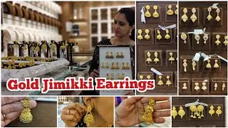4g Onwards Gold Jimikki Collections | Daily wear to Wedding Jhumkas, Stone Earrings | Mahalaxmi Gold