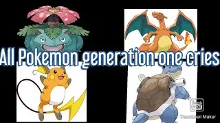 All Pokemon generation one cries