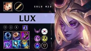 Lux Mid vs Orianna - KR Master Patch 26.03