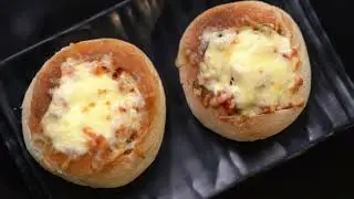 cheesy pav sliders#viral recipe #trending famous food pizzatype cheesy pav 20/365 days challenge