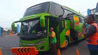 KEBERANGKATAN SINAR JAYA SLEEPER DAN EXECUTIVE CLASS TERMINAL MAOSPATI MAGETAN