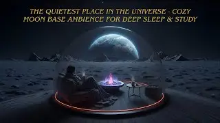 The Quietest Place in the Universe - Cozy Moon Base Ambience for Deep Sleep & Study[1+Hour]