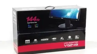 Распаковка и обзор нового игрового монитора Asus 144 Гц (ASUS VG248QE 24