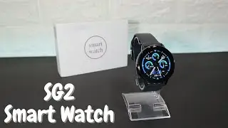 Умные часы Lemfo SG2 Распаковка Amoled-дисплей ЭКГ Мониторинг сердечного ритма
