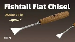 Surprise with STRYI: Stunning Fishtail Gouge #carvingtools #woodcraft