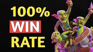 100% WIN RATE WITH BEST LOG BAIT DECK