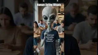 Swipe Left on Humanity &mdash; Alien Field Note #AbsurdlyAlien #Shorts #DeadpanComedy