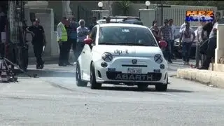 FIAT 500 Abarth - Onboard - Hillclimb Bergrennen - Mauro Portelli - Malta / Kalkara 2013