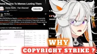 Deme's clipper channel is under copyright strike , here are the details 