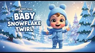 Baby Snowflake Twirl ❄️💙 | Cute Winter Song for Kids