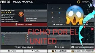 FICHAJES BOMBAS.  Empezamos modo carrera en FTS20 ficho por el UNITED   CAP 1