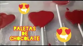 Paletas de CHOCOLATE para vender o regalar