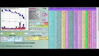 #DDAmanda $NWBO Drag Ratio Explained. Stock Screener Scanner.