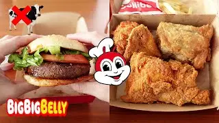 Jollibee Zero Beef Burger | Jollibee Fried Chicken