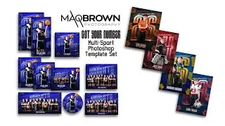 GOT YOUR NUMBER - Multi-Sport Photoshop Template Tutorial