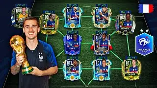 Best Ever France Squad builder!!! World Cup Winner France Squad!! FIFA Mobile 21