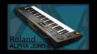 ROLAND ALPHA JUNO-2 Analog Synthesizer 1986 | HD DEMO
