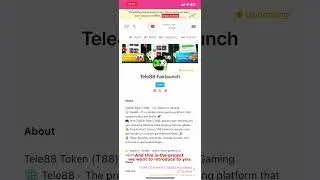 T88 Token - How to BUY on PinkSale by your phone
