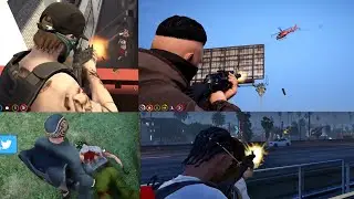 Hydra vs GG 6v6 Ends with 3 Hydra & 2 GG up after Cops get Involved (All POVs) | GTA RP NoPixel
