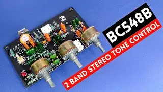 2 Band Stereo Tone Control Using BC548B Transistor.