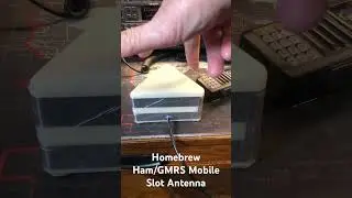 Homebrew 3D printed #slotantenna