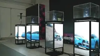 Videowall Vitrine P2 &ndash; Mobile LED Produkt-Showcase mit 2 mm Pixelabstand
