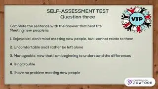 Self-Assessment Test