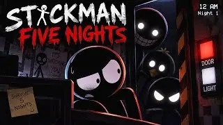 Как играть в Stickman Five Nights Survival?