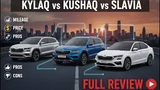 Skoda Cars India Review 2026 | Kylaq vs Kushaq vs Slavia | Mileage, Price, Pros & Cons