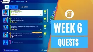 Fortnite Week 6 Challenges  | All Leaked Epic Quests (Season 6)