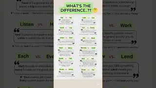 Home vs House 🤯 | Look vs See 👀 | Confusing English Words Explained!#shorts#viral#difference#easy