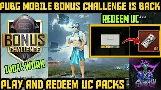 PUBG MOBILE BONUS CHALLENGE IS BACK AGAIN | HOW TO PLAY BONUS CHALLENGE AND REDEEM UC PACKS IN PUBG
