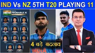 BRAKING NEWS- Shreyas Iyyer in The Team | IND vs NZ 5th T20 Playing 11 INDIA | Letest Big NewsCopy