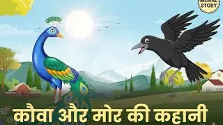 Crow and Peacock Story Hindi Story || Hindi Story || Fairy Toons || Best Hindi Stories