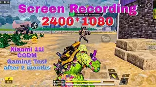 Xiaomi 11i Gaming Test After 2 Months With Screen Recording