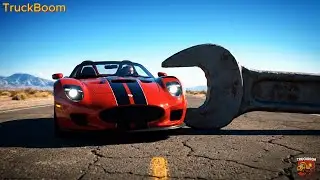 Giant Props Vs Cars! Crashing Absurd Obstacles!