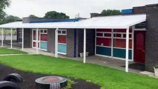 Wall Mounted Canopies from Able Canopies - the canopy experts!