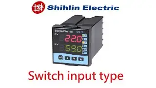 Shihlin Electric WT404 temperature controller switch input type tutorial (jumper and parameter)