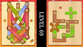 WOOD NUTS & BOLTS PUZZLE LEVEL 69 SOLVED (ANSWERS)
