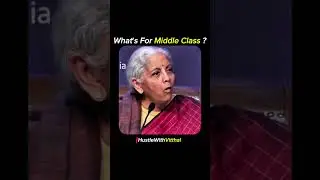 What's For Middle Class 🤔 | Nirmala Sitaraman Reaction Went Viral