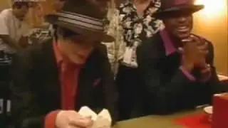 See Michael Jackson Dying from laughter on the set of 